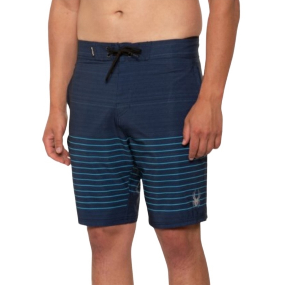 SPYDER Unlined Swim Board Shorts Quickdry Stretch Breathable UPF Protection NWT